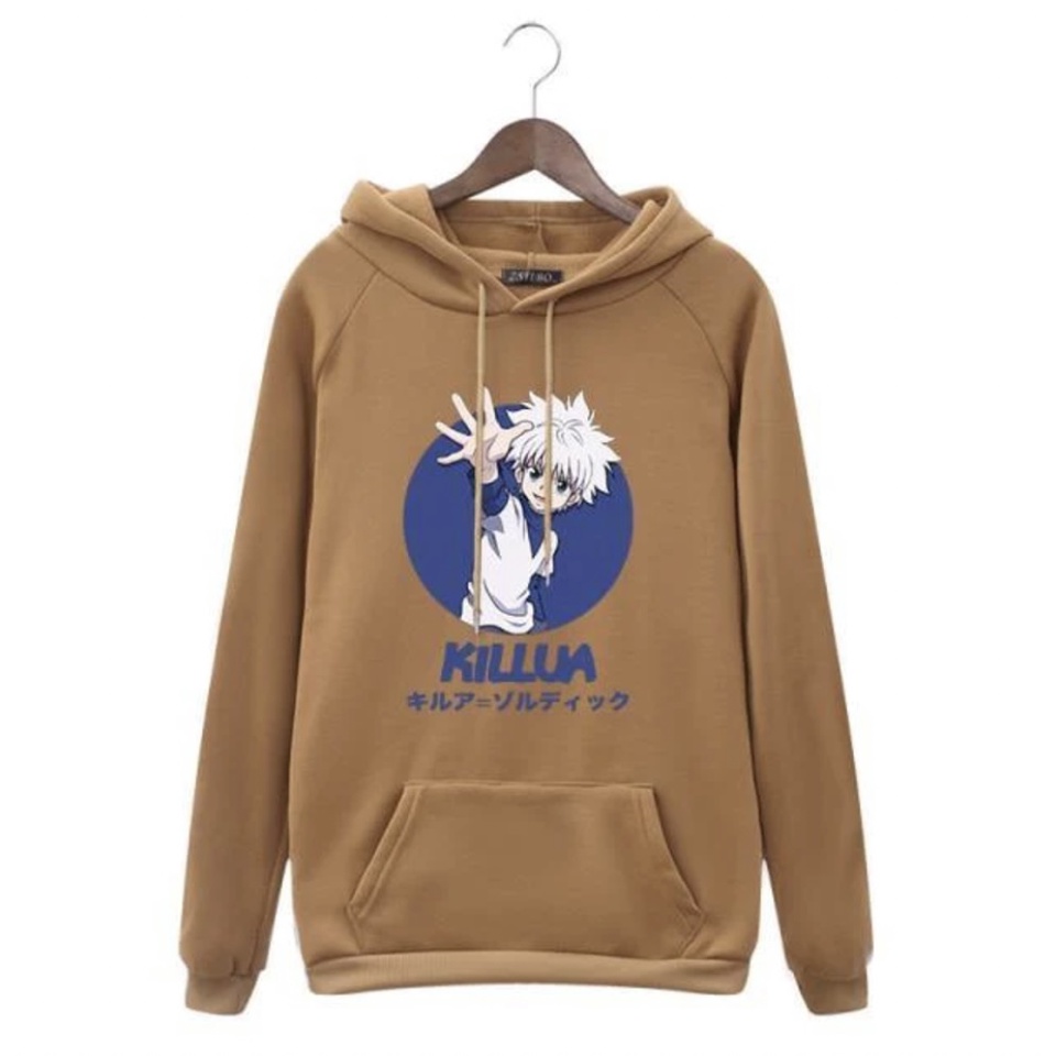 KILLUA AND GON HAND Jumper Hoodie II Sweater Hoodie II Sweter Oblong Topi Sz M - XL ( Pria &amp; Wanita / Anak &amp; Dewasa )