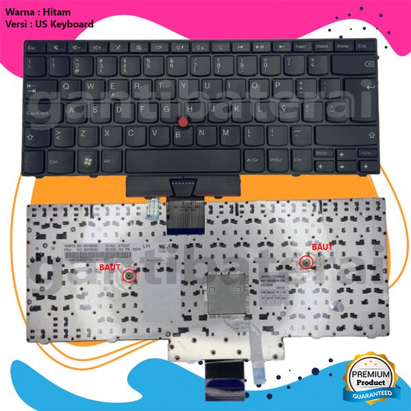 Keyboard Laptop Lenovo  Edge 13, Edge E30, Edge E31