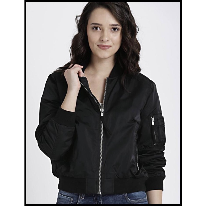 Jaket Bomber Gap Classic Nylon Women Bomber Jacket