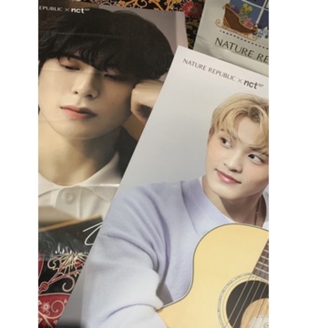 Poster Jaehyun & Mark NCT 127 Official Nature Republic