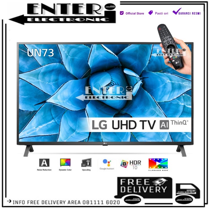 LG LED TV 55UN7300 - SMART TV 55 INCH 4K HDR MAGIC REMOTE 55UN7300PTC TERMURAH