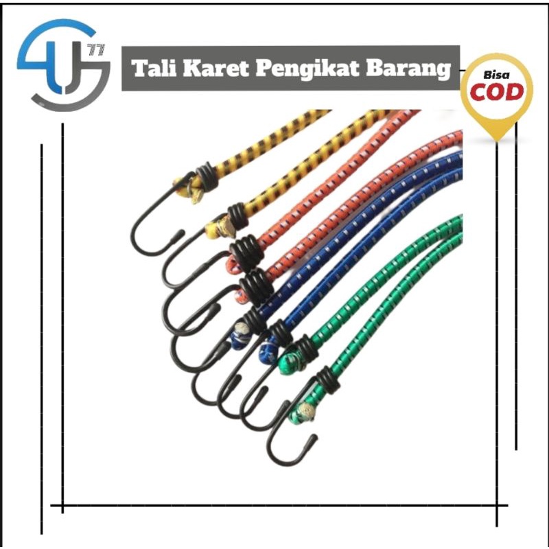 US227 Tali Karet Pengikat Barang Motor 100cm By Toko Haji Usman