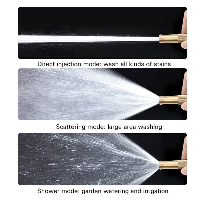 SEMPROTAN AIR CUCI MOTOR KUNINGAN HOSE NOZZLE SPRAY STEAM TAMAN MOBIL WATER JET