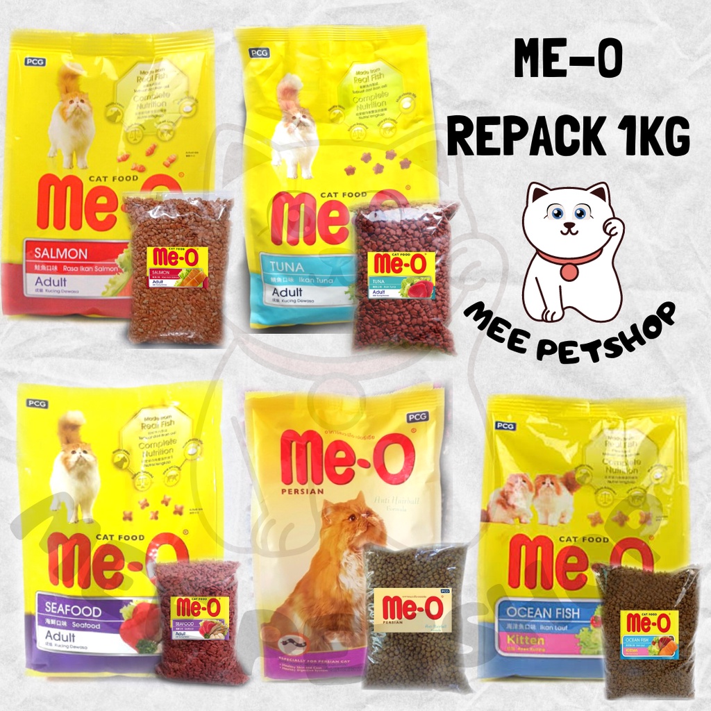 Jual Meo Repack Kg Tuna Salmon Sea Food Persian Adult Ocean Fish Kitten Repack Makanan Kucing