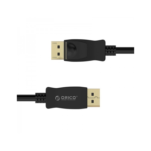 Display port to displayport cable orico 2m 4k 2k 60Hz gold for pc cpu Xd-dtdp4-20 - Kabel dp male-male 2 meter