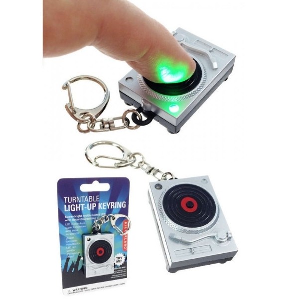 

KIKKERLAND KEYCHAIN TURNTABLE LIGHT-UP