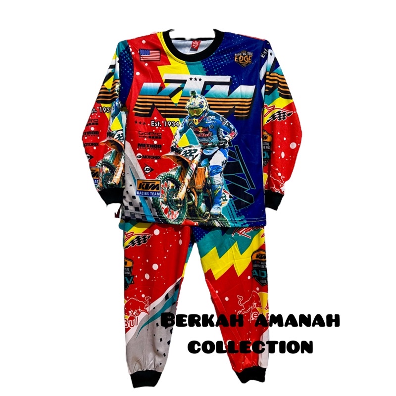 JERSEY MOTOCROSS ANAK TERBARU/STELAN BAJU BALAP ANAK TERMURAH