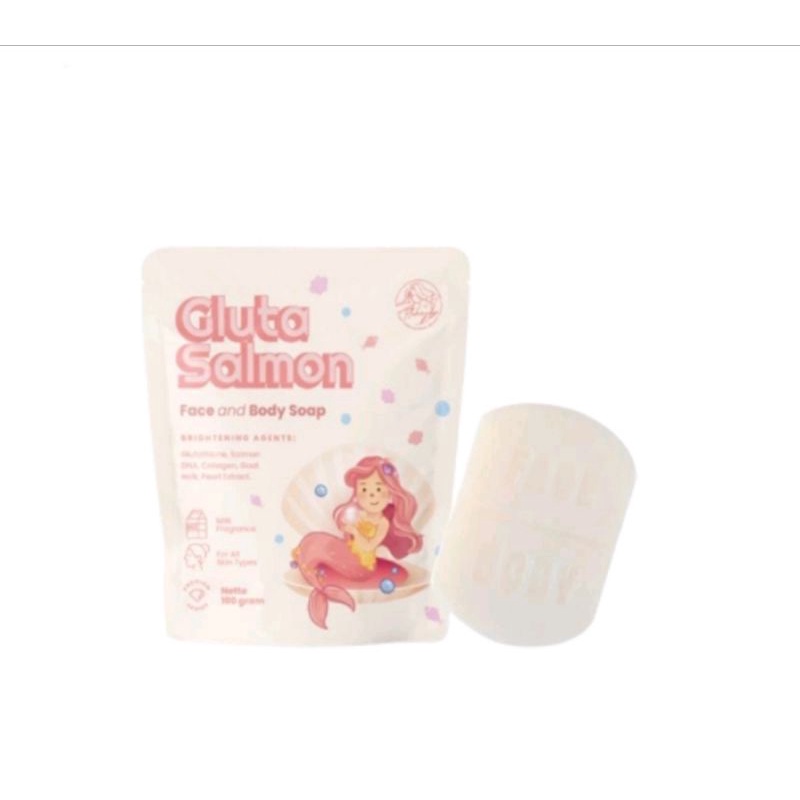 Gluta Salmon Face &amp; Body Soap (BPOM)