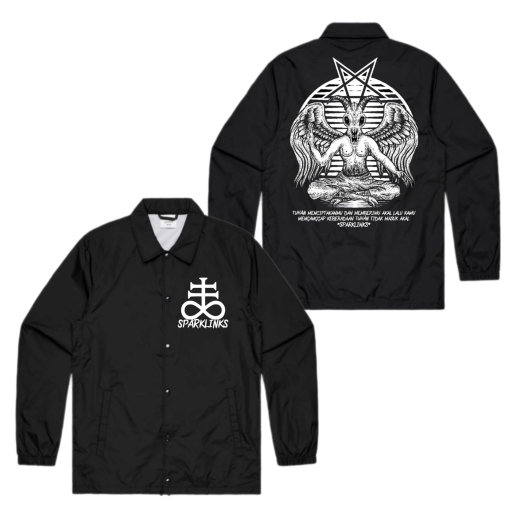 Sparklinks Coach Jacket Satanic 6 Hitam Keren