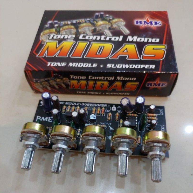 TONE CONTROL MONO SUBWOOFER + MIDLE