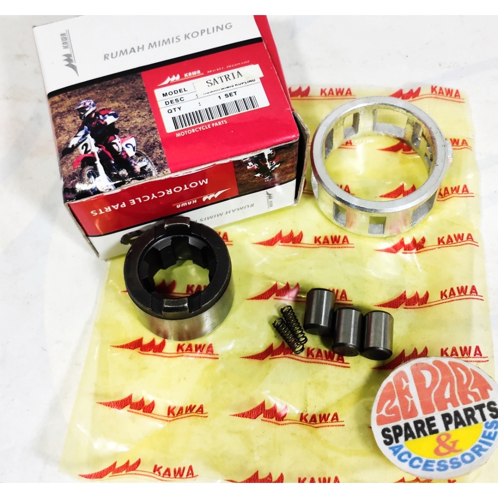 Cage Satria 2T Lumba Hiu Bentengan kopling bos pelor Suzuki Satria 2 tak