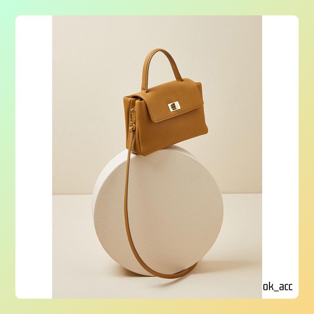 BARU Tas Selempang Kulit Wanita Luxury Mini Bag FT52 18.5 x 7.5 x 13.5 cm