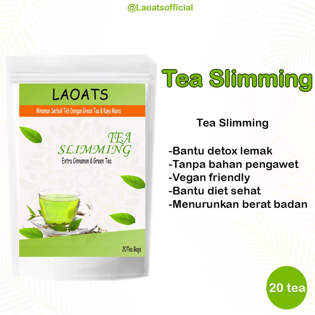 

Teh Hijau Diet Penurun Berat Badan The Pelangsing Penurun Berat Badan Laoats Tea Slimming (20tea)