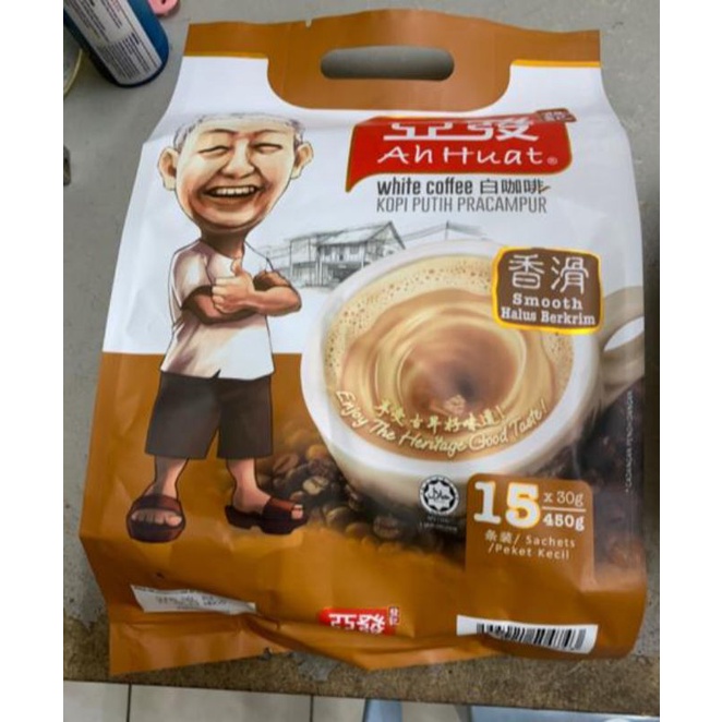 

Ah Huat White coffe smooth/Rich Exp April 2025