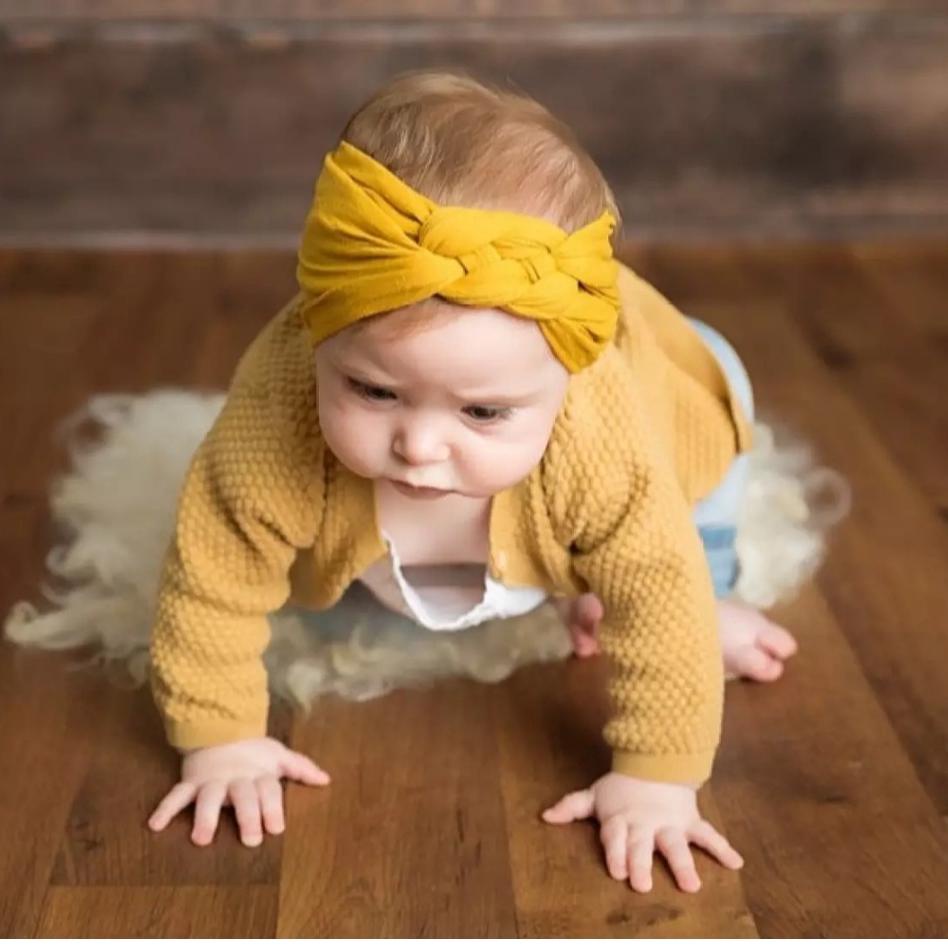 Termurah Bandana Bayi Kepang Bando Bayi Balita Anak Kepala Rambut Bayi Headband Baby Kepang BYK-01 B