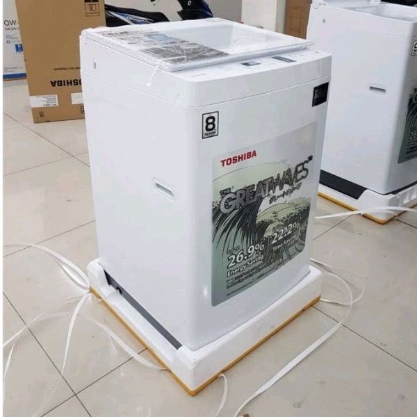 MESIN CUCI 1 TABUNG OTOMATIS TOSHIBA 8KG AWJ900DN