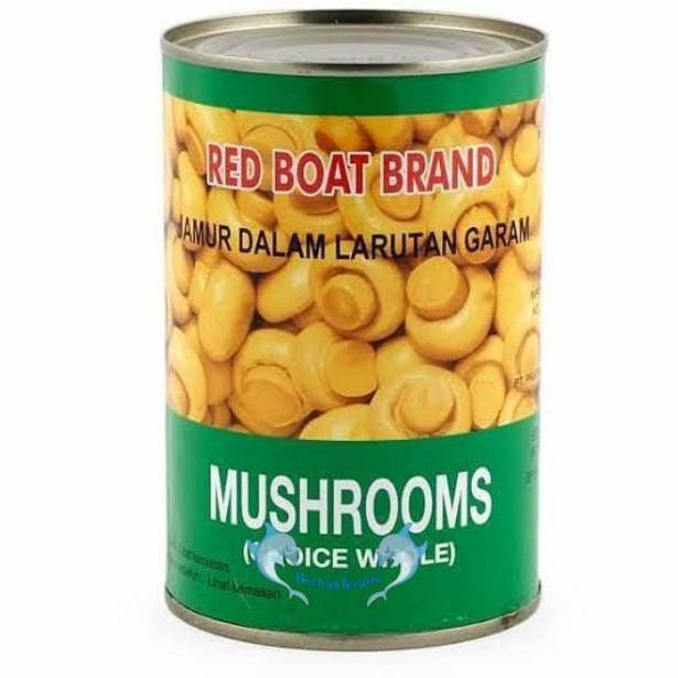 

±±± Jamur Kancing Kaleng Champignons 425gr / Mushroom red boat brand Choice Whole