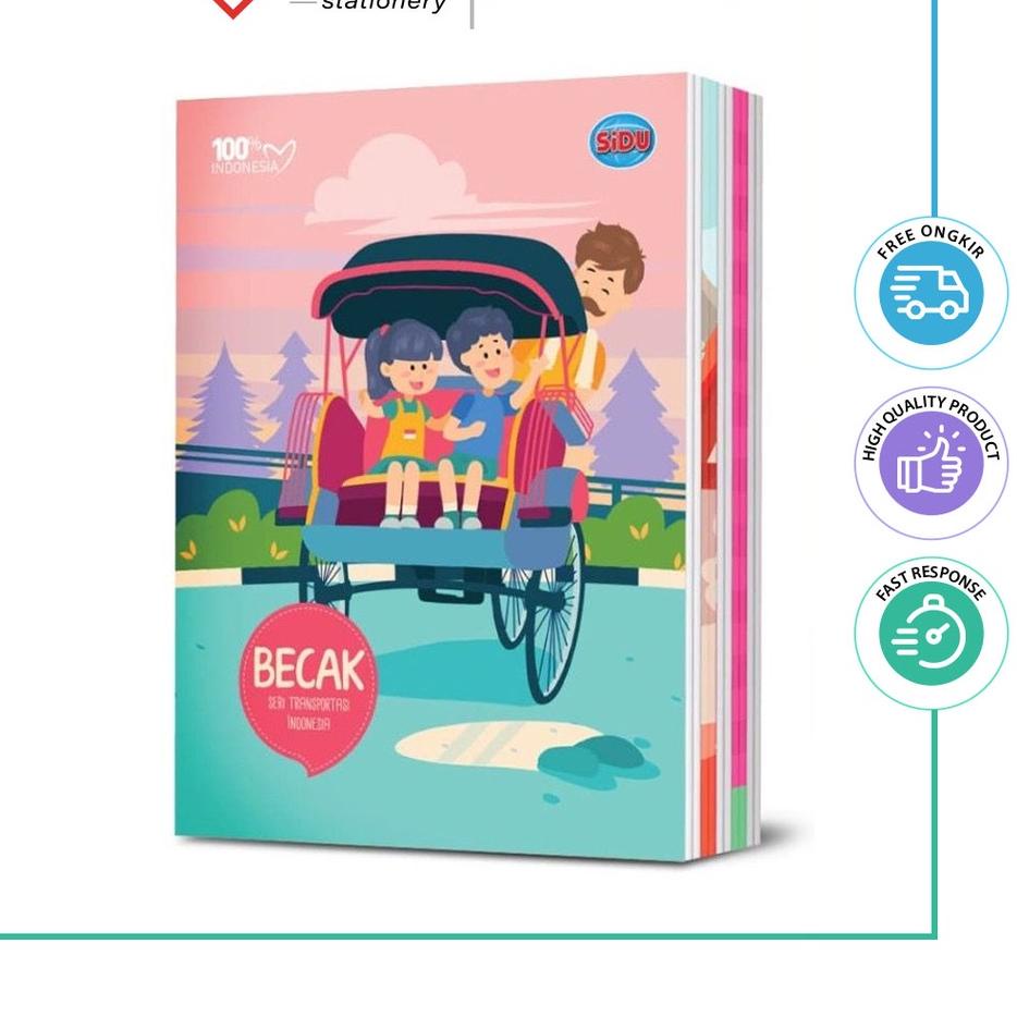 

Trendy ! 10pcs SiDU Buku Tulis Nusantara 58 Lembar