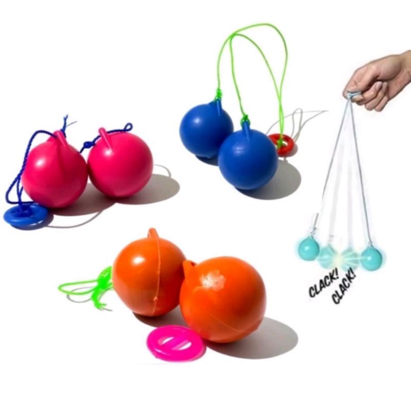 Mainan Lato Lato Etek Etek Tik Tok Jadul / Mainan Bola Tok Tok Lato Viral / Mainan Lato Jadul