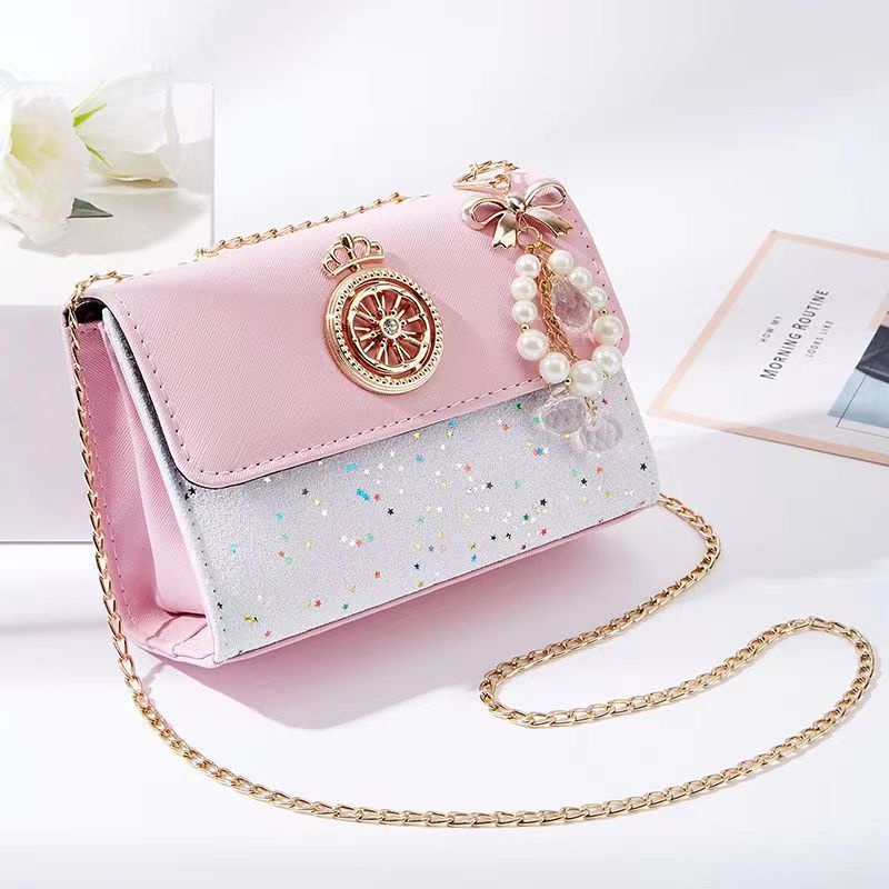 PX 305 Tas Selempang Wanita Elegan Import Free Gantungan Mutiara