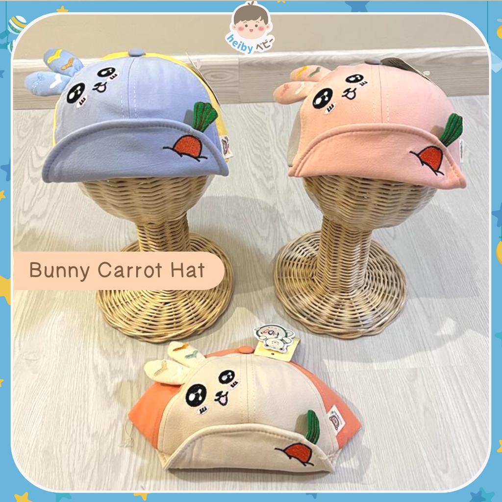Character Baby Baseball 3D Hat / Topi Karakter Bayi / Topi Karakter Anak (Bunny)