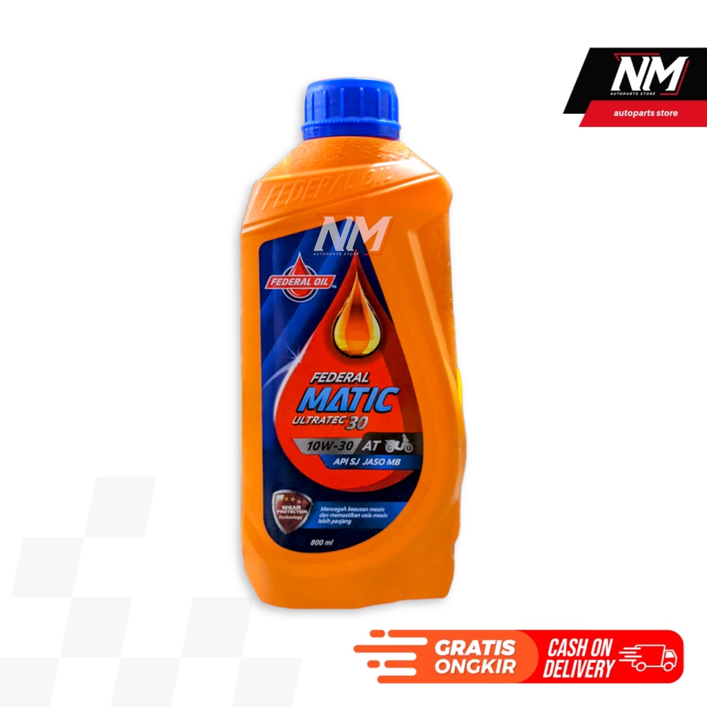 Oli Federal Matic Ultratec 800 ml Pelumas Mesin Motor Scoopy Beat Genio