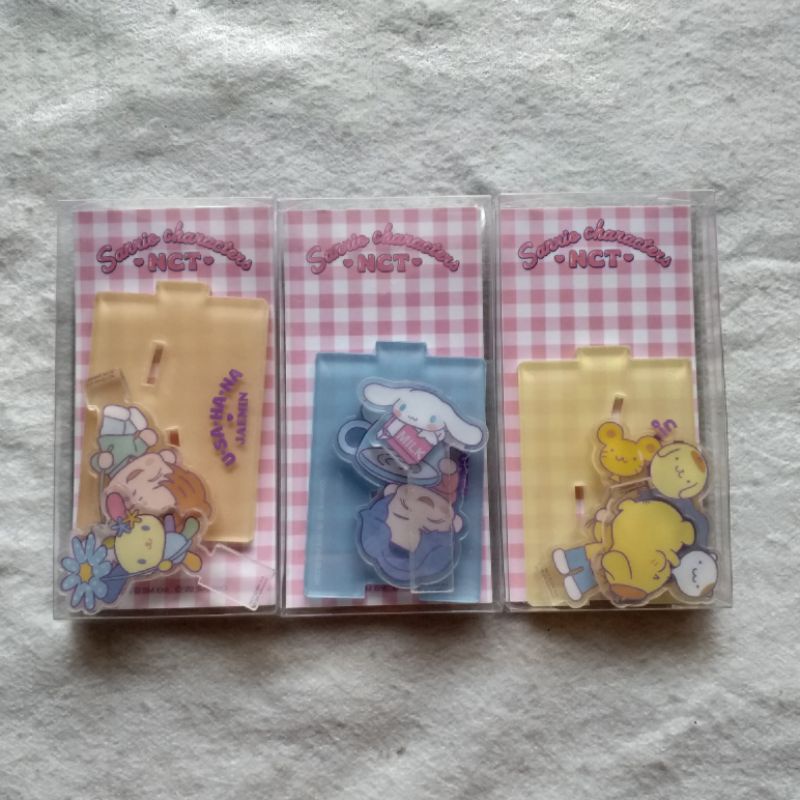 NCT x SANRIO ACRYLIC STAND STANDEE JAEHYUN JENO PHOTOCARD PHOTO CARD PC SEALED