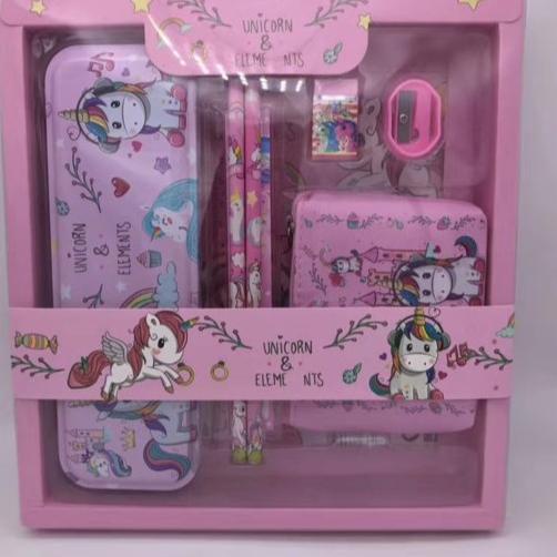 

[F-8W ➸] STUDY SET STATIONERY SET ALAT TULIS SEKOLAH ATK KARAKTER UNICORN/SPIDERMAN/LITTLE PONY/FROZEN 8033A-proses cepat