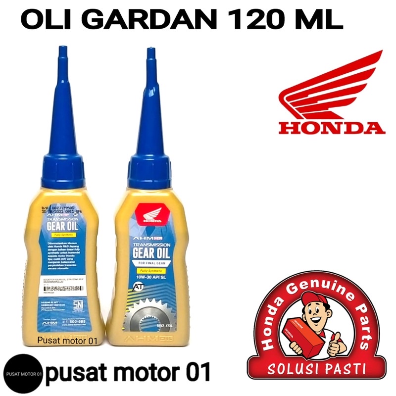 Oli Gardan Original Ahm Honda Oli Motor Matic Asli Motor Honda Oli Sintetis Ori 120ML