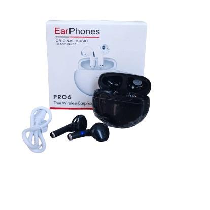 GT7♔ ANK EARPHONE BLUETOOTH PRO6 TWS WIRELESS 5.0 / EARBUDS HD BASS LONG BATTERY Barang Laris