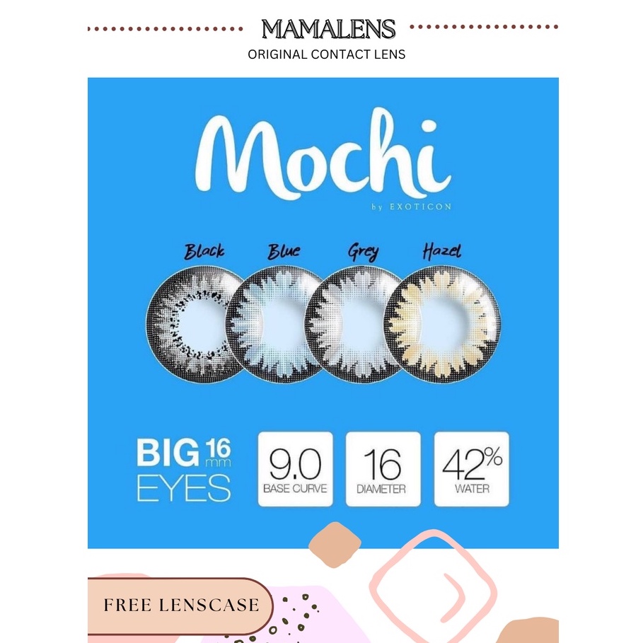 SOFTLENS X2 MOCHI MINUS -3.25 s/d -6.00 | FREE LENSCASE - MAMALENS