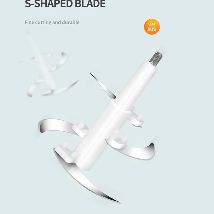 BLENDER DAGING STAINLESS / FOOD CHOPPER BLENDER MULTIFUNGSI / PENGGILING DAGING 2LITER QME