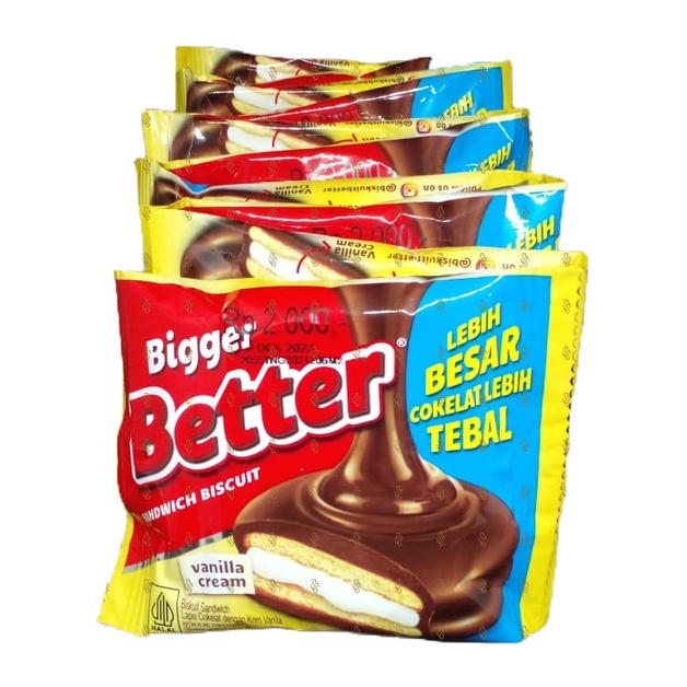 

Better Sandwich Biscuit 27 Gram Isi 10 PCS