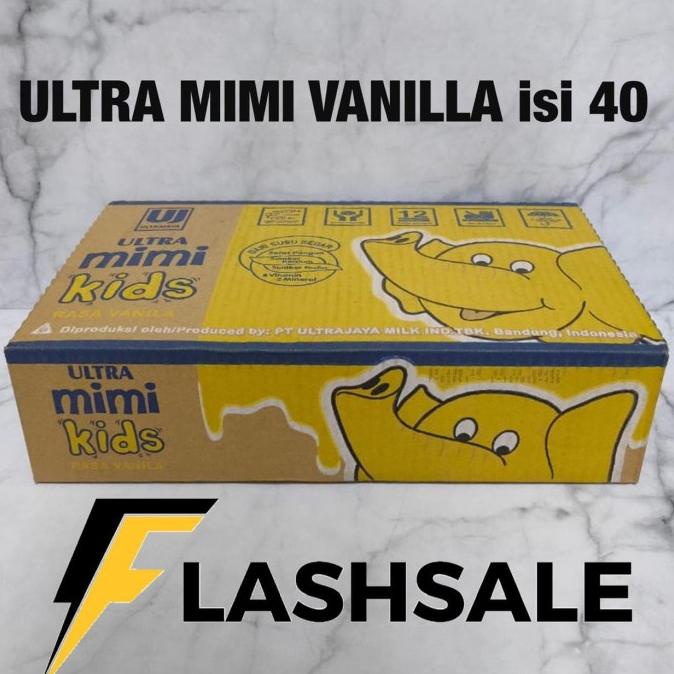 

ultra mimi vanilla 125ml isi 40 TERLARIS TERPERCAYA ORIGINAL