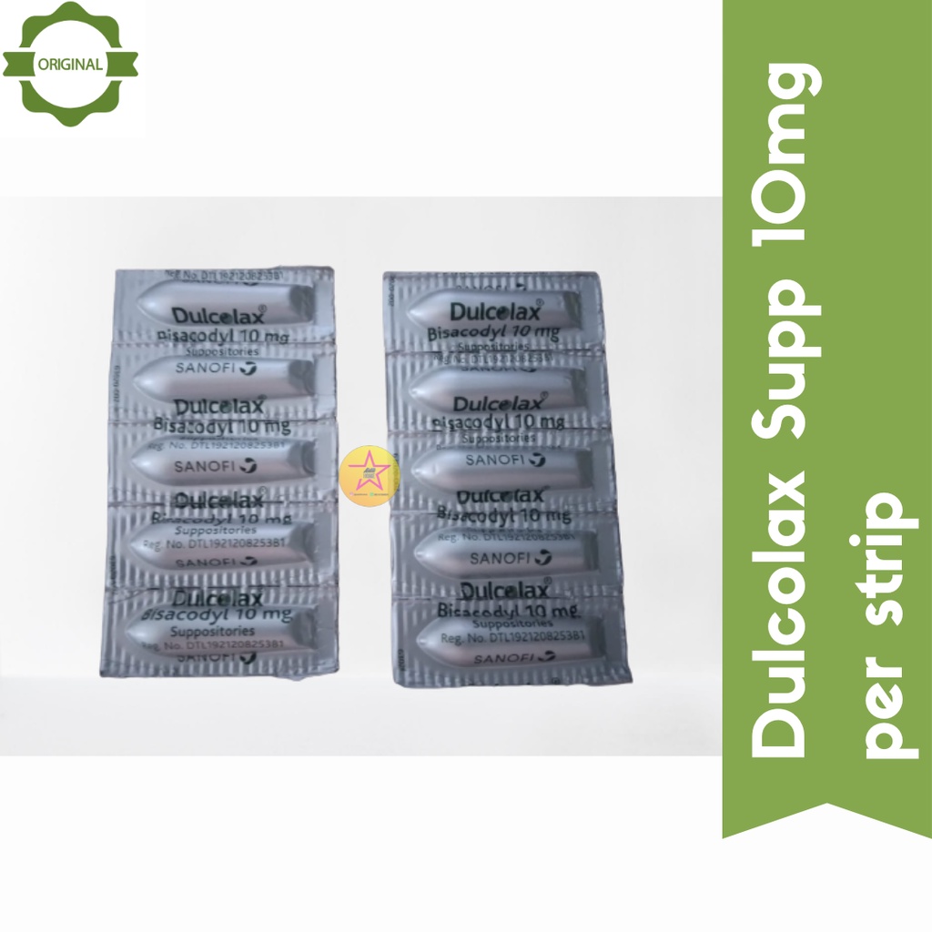 DULCOLAX SUPP 10MG PER STRIP ISI 5 - UTK DEWASA