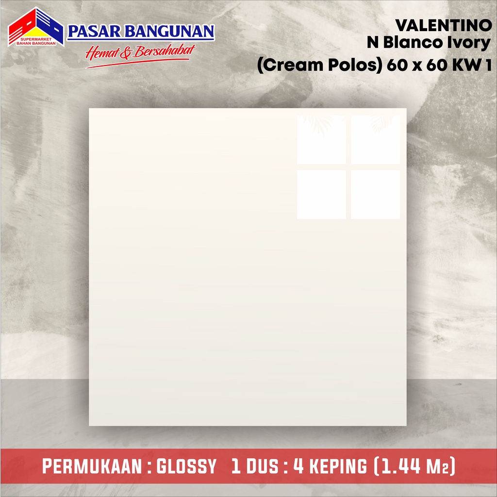 iNstansday- Granit Valentino Cream Polos (NN Blanco) 60x60 KW 1