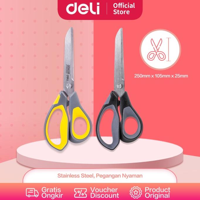 

Deli Effortless Scissor / Gunting Ringan dan Mudah Digunakan E77762