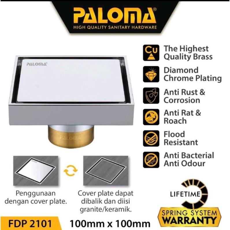 PALOMA SMART FLOOR DRAIN FDP 2101 & FDP 9101