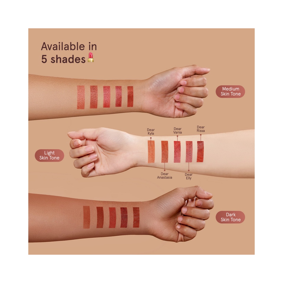 DEAR ME BEAUTY Serum Lip Tint untuk bibir yang lebih sehat cerah dan bersinar