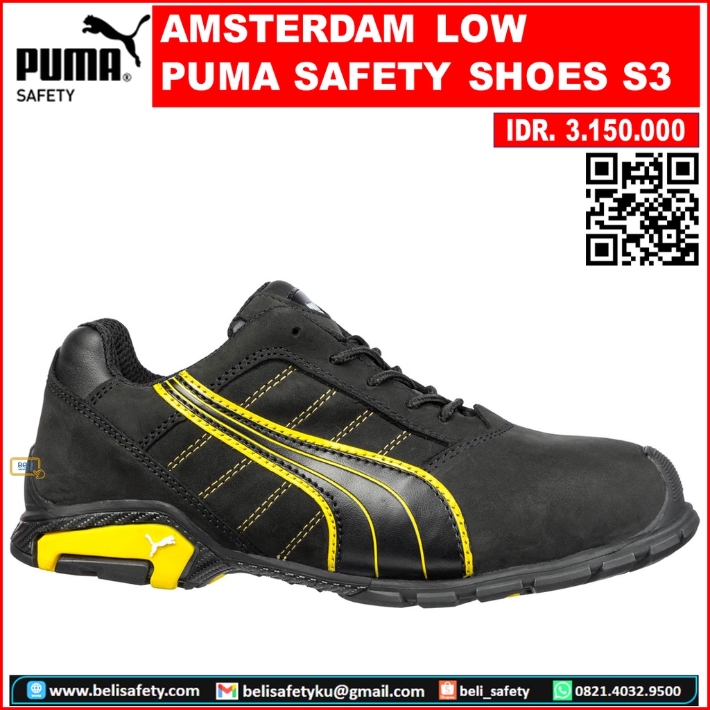 Jual AMSTERDAM LOW PUMA SAFETY safety shoes ASTM SD Shopee Indonesia