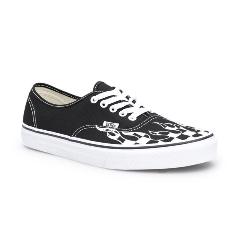 Vans Authentic Flame Black White