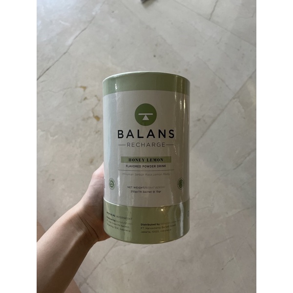 

BALANS RECHARGE HONEY LEMON (14 SACHET)