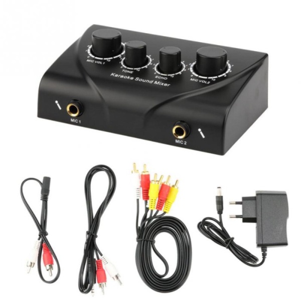 

Jual Professional Karaoke Mixer Echo Tone Audio - TD-020 - Black Murah