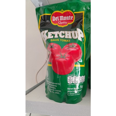 

DelMonte Saus Tomat 1 kg / Delmonte saus tomat refill
