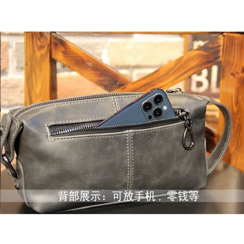 Dompet Pouch Pria Kulit Logo Clutch Kartu