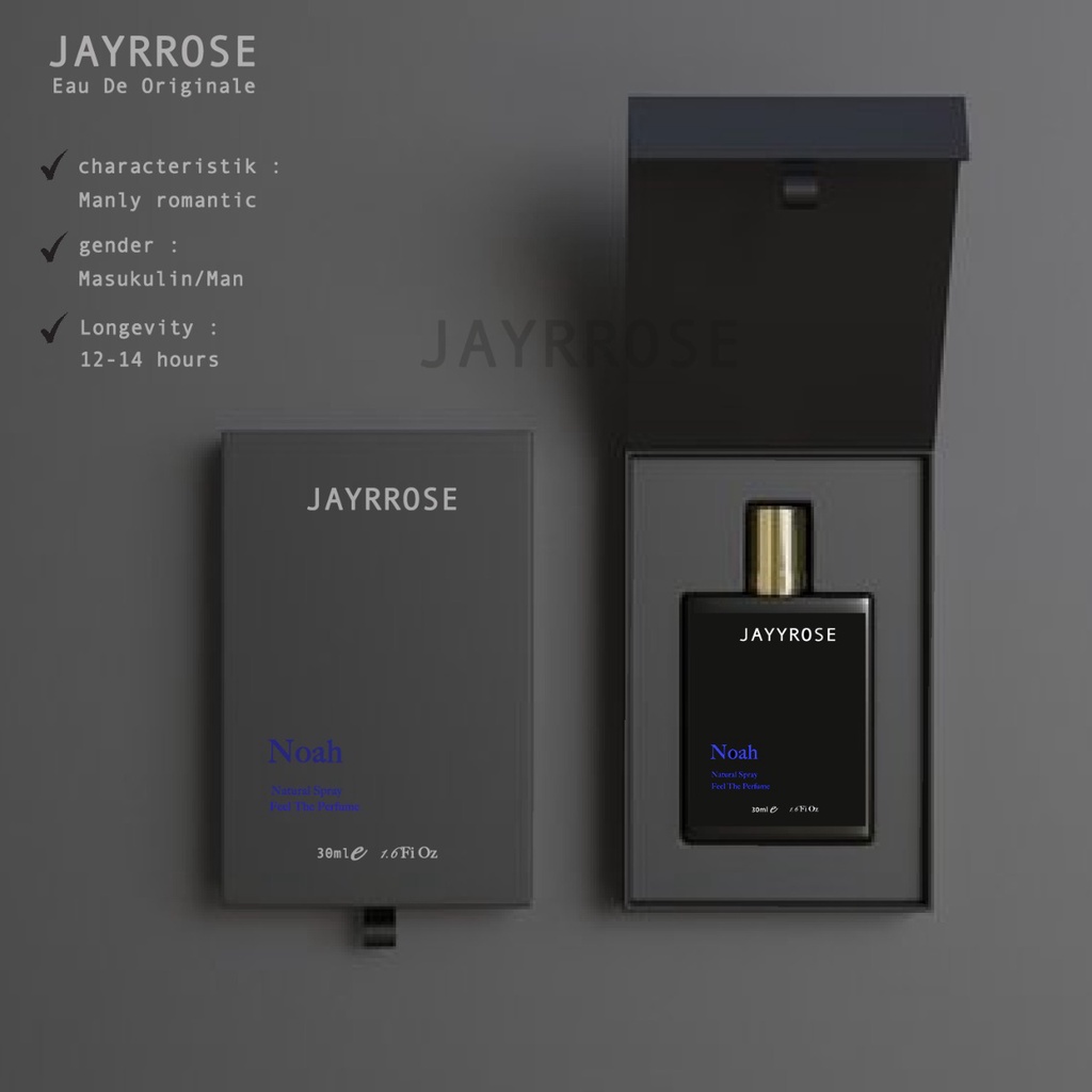 COD BELI 1 GRATIS 1 PARFUM JAYROSEE PARFUM JAYROSSE ORIGINAL Parfum viral Parfum pria dan wanita PARFUM JAYROSEE-Noah