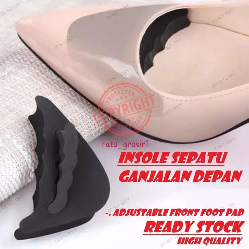 Bantalan Ganjelan Sepatu Insole Depan Ganjalan Sepatu Kebesaran