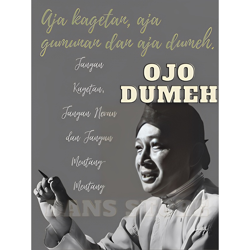 Poster Presiden Soeharto Hiasan Dinding SHR14