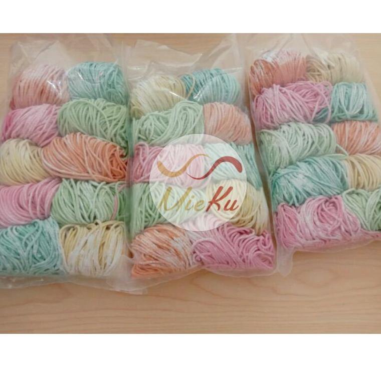 

⇧ Mie Warna Mix (1kg campur bulat dan gepeng) ㅈ