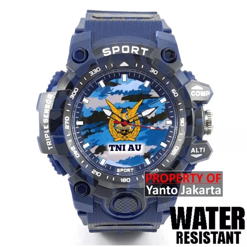 JAM TANGAN SPORT PRIA TNI AU